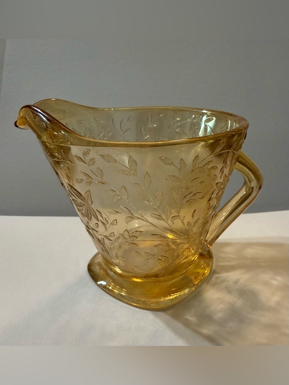 MCM Floragold "Louisa" pattern creamer